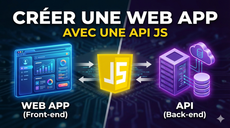 Créez votre première application web avec une API en JavaScript